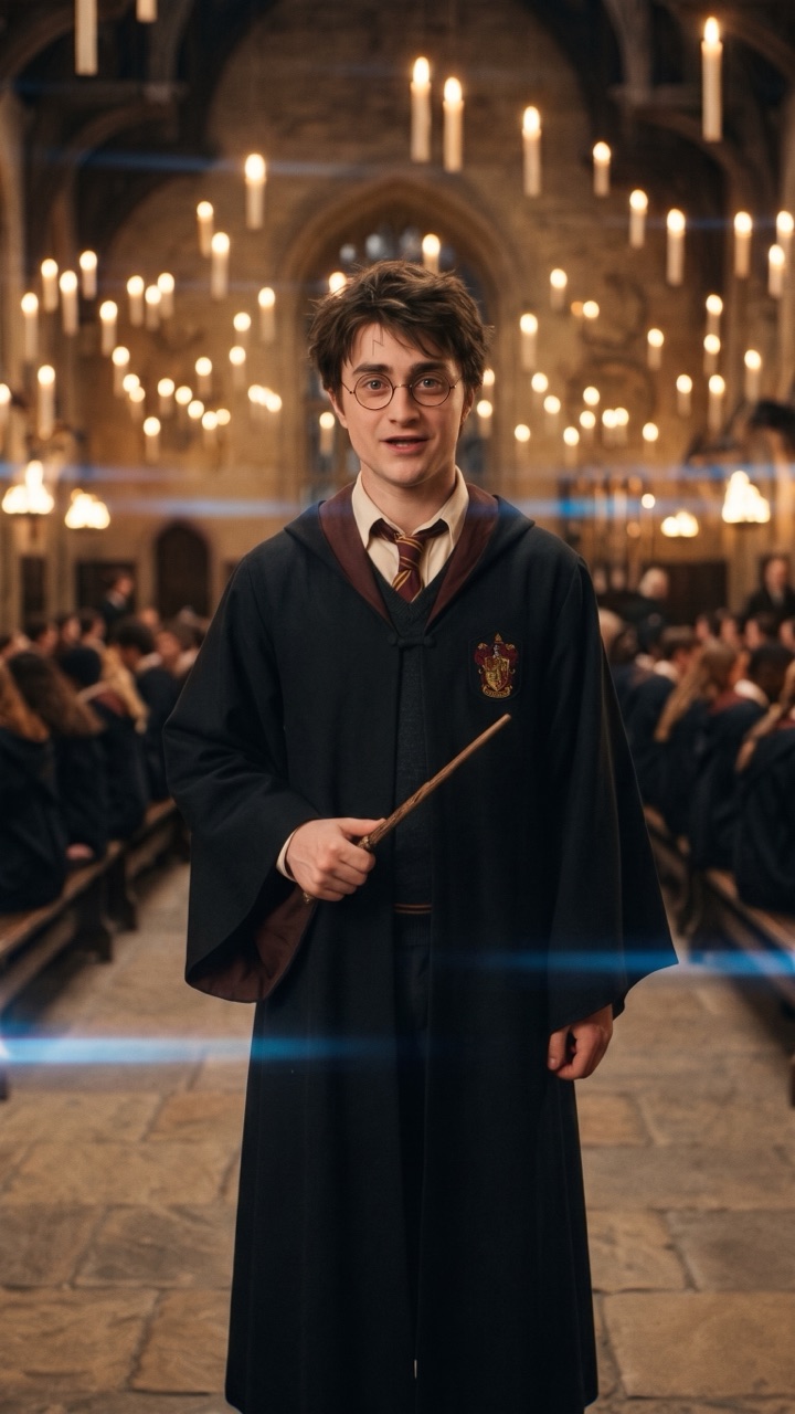 Recado do Harry Potter em vídeo personalizado