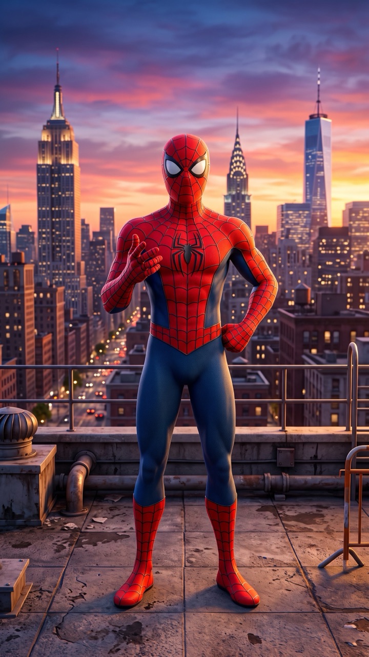 Recado do Homem-Aranha em vídeo personalizado