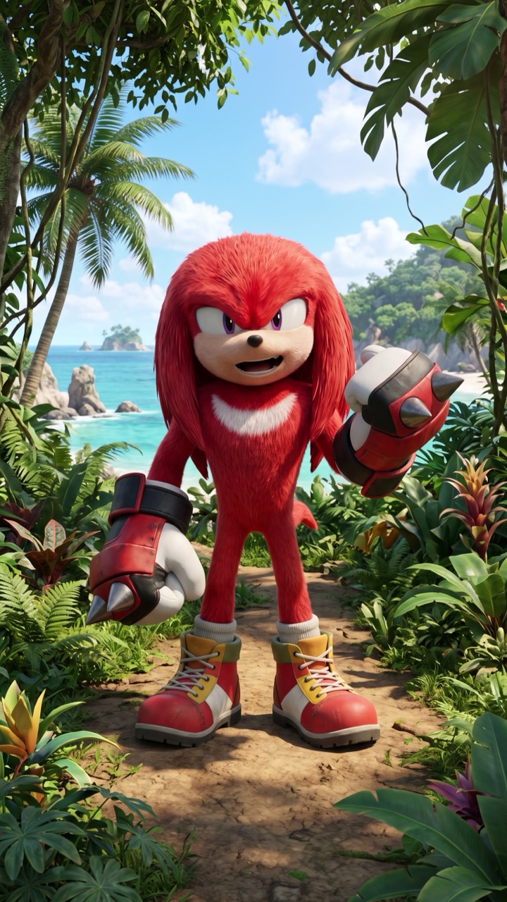 Recado do Knuckles em vídeo personalizado