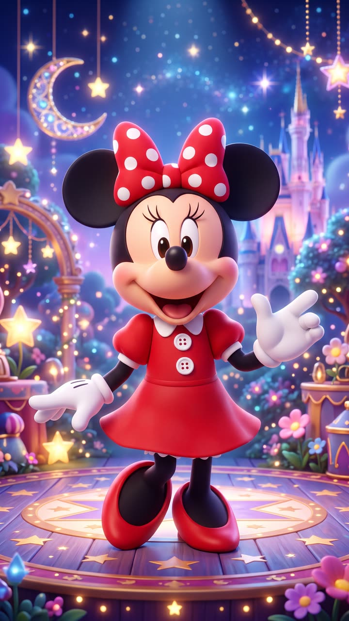 Recado da Minnie em vídeo personalizado