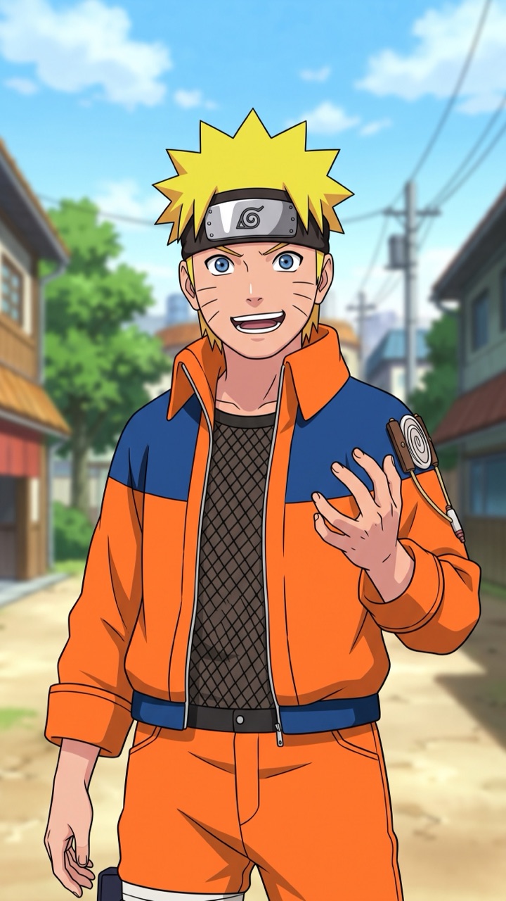 Recado do Naruto em vídeo personalizado