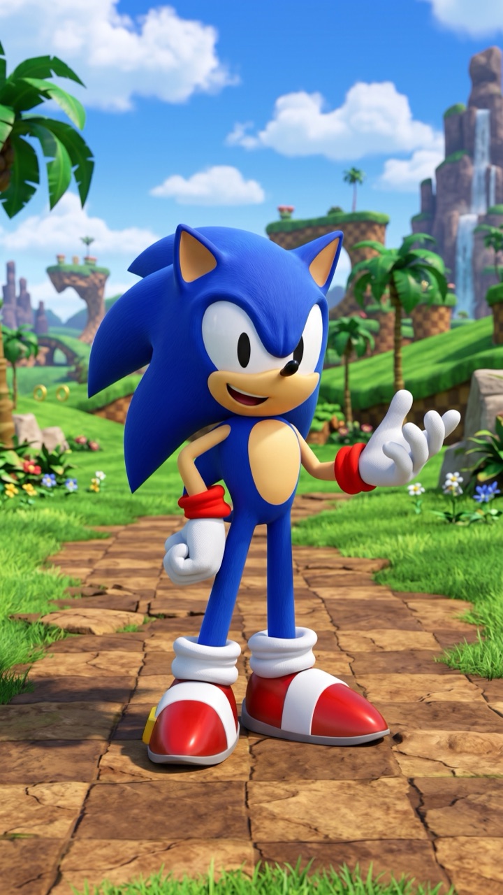 Recado do Sonic em vídeo personalizado