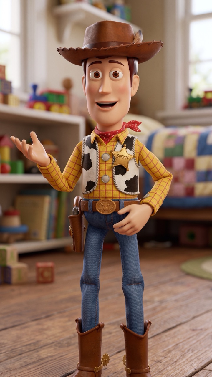 Recado do Woody em vídeo personalizado